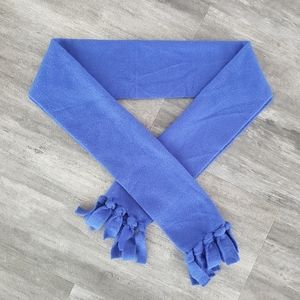 Blue Basic Handmade Felt Scarf